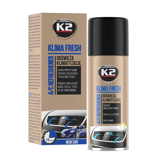 K2 Klima Fresh bezinwazyjny środek do czyszczenia klimatyzacji New Car 150ml
