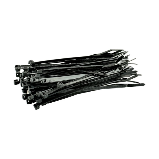 Opaski kablowe plastikowe - trytki czarne 3,6x200mm 100szt