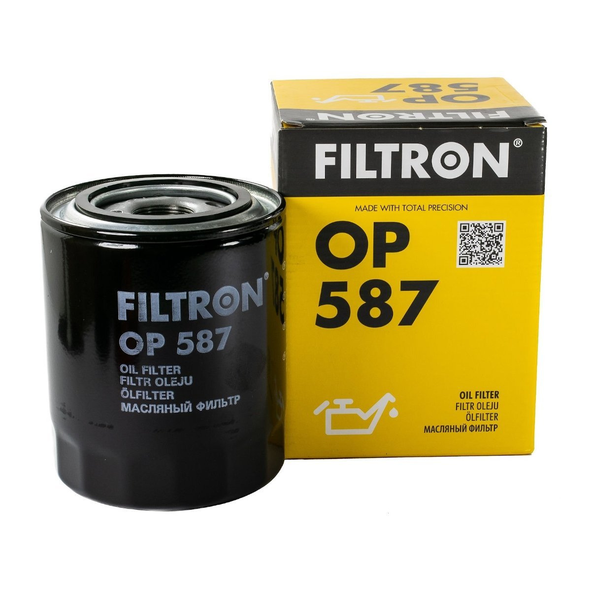 FILTRON filtr oleju OP587 Mitsubishi Colt 1.8 86
